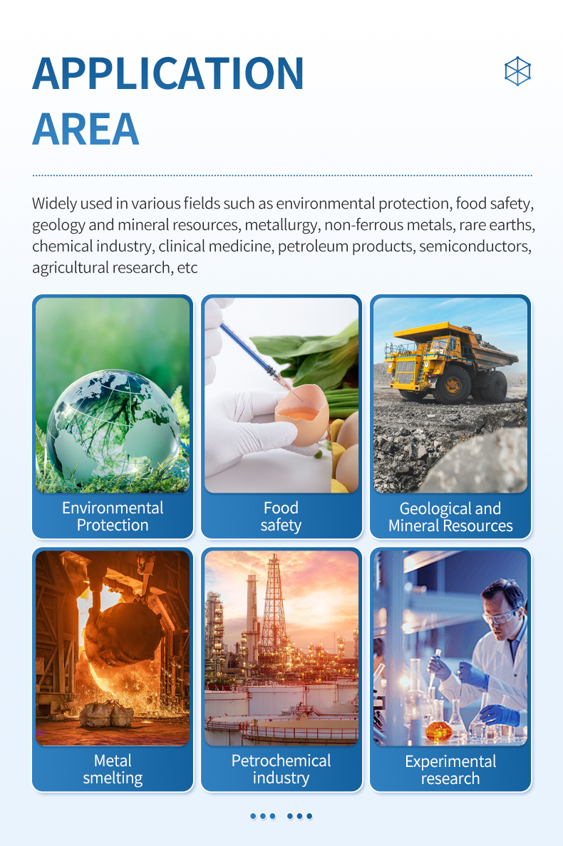 Petrochemical industry application with oil refinery and environmental testing fields