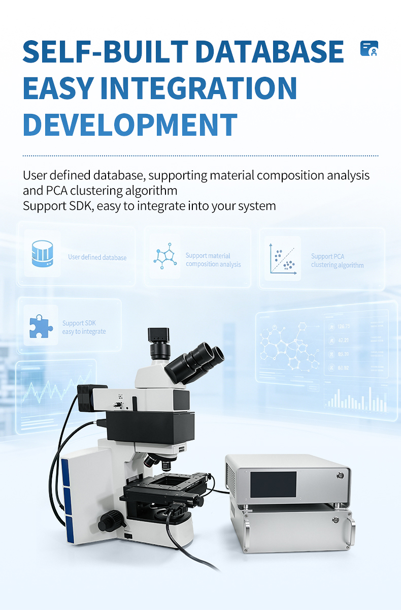 Custom spectral database enabling automated identification of semiconductor materials polymer phases and mineral species