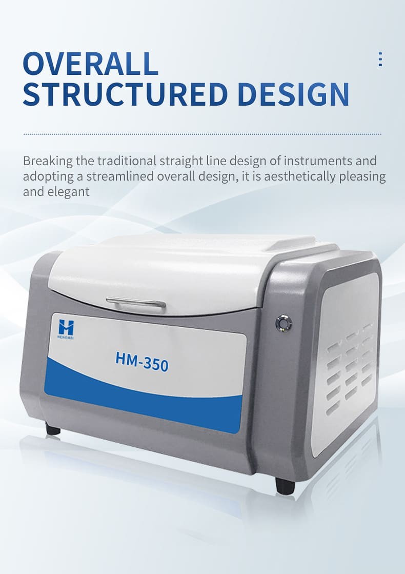 HM-350 benchtop XRF cabinet design