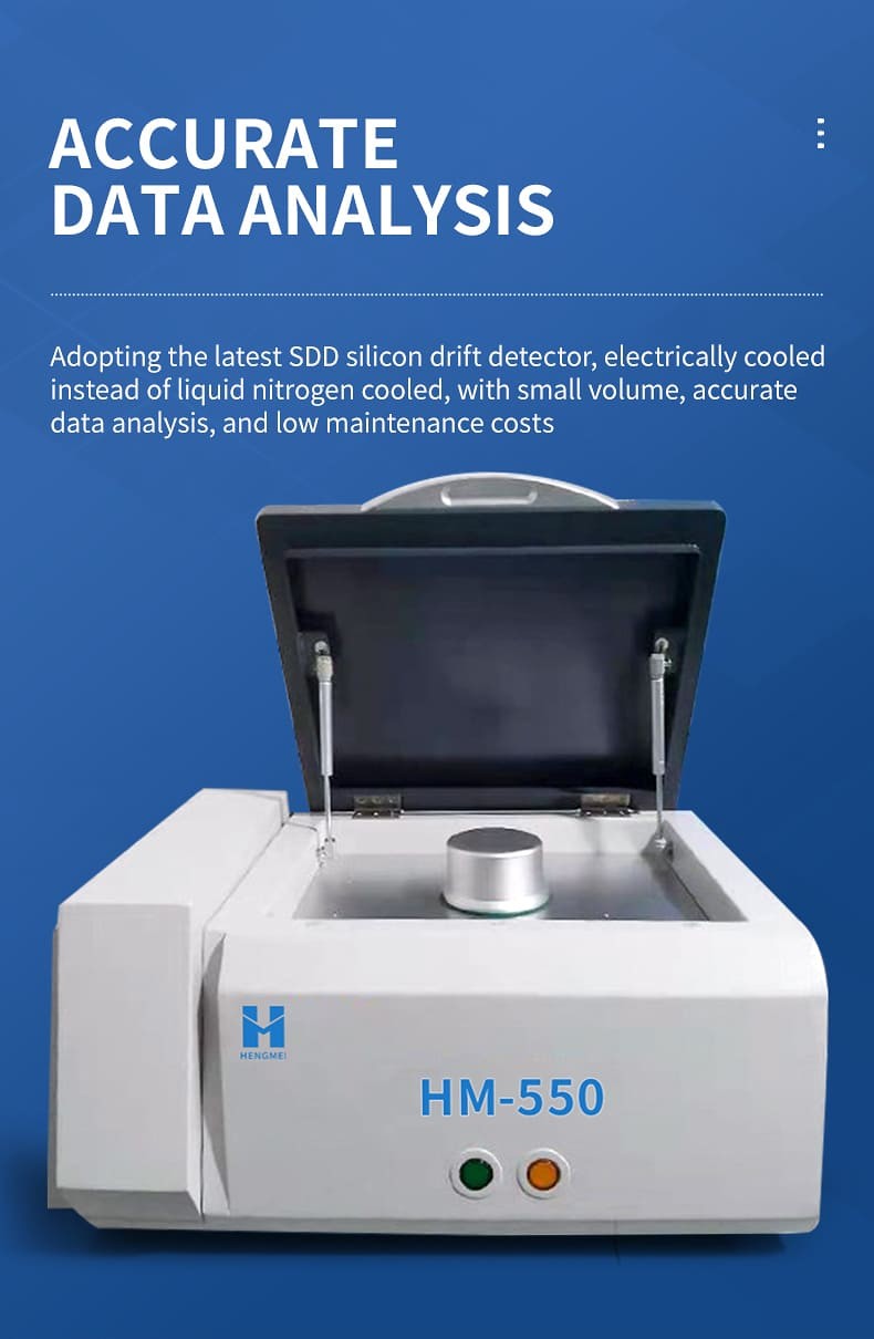 HM-550 XRF silicon-drift-detector illustration
