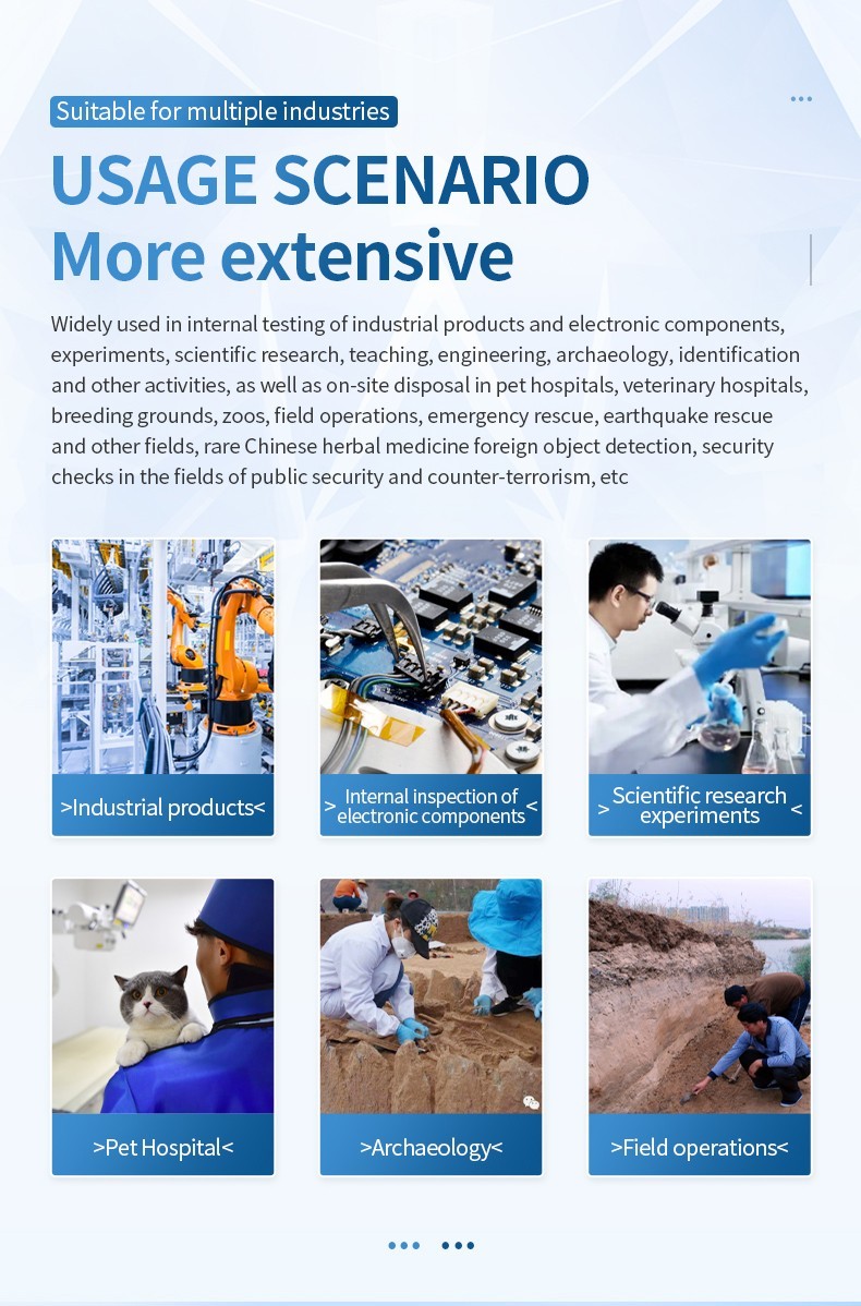 Portable X-ray inspection application examples