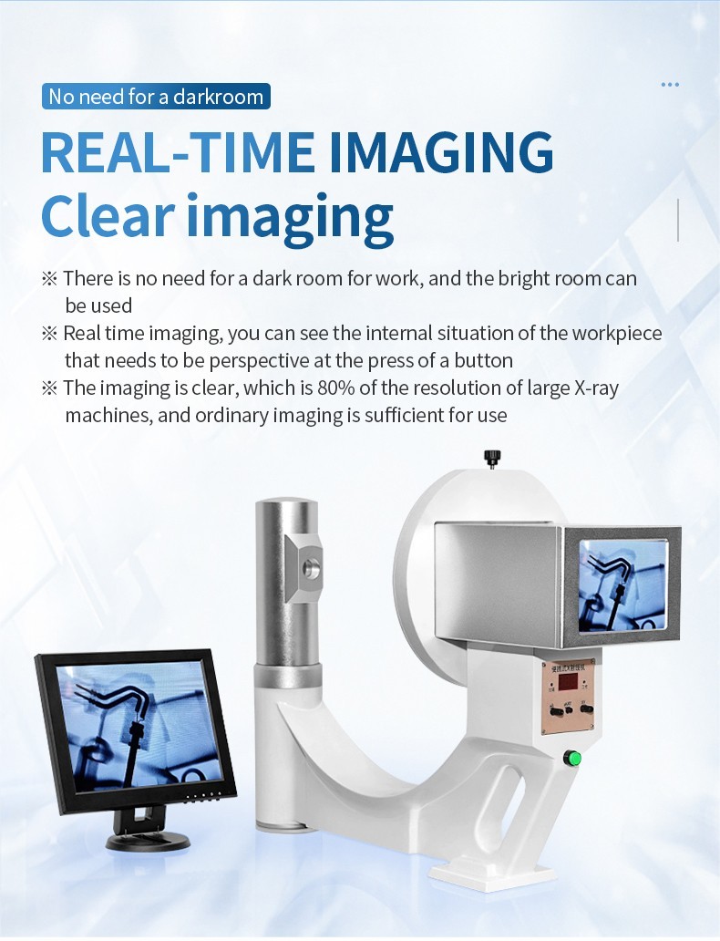 Portable X-ray system real-time imaging illustration